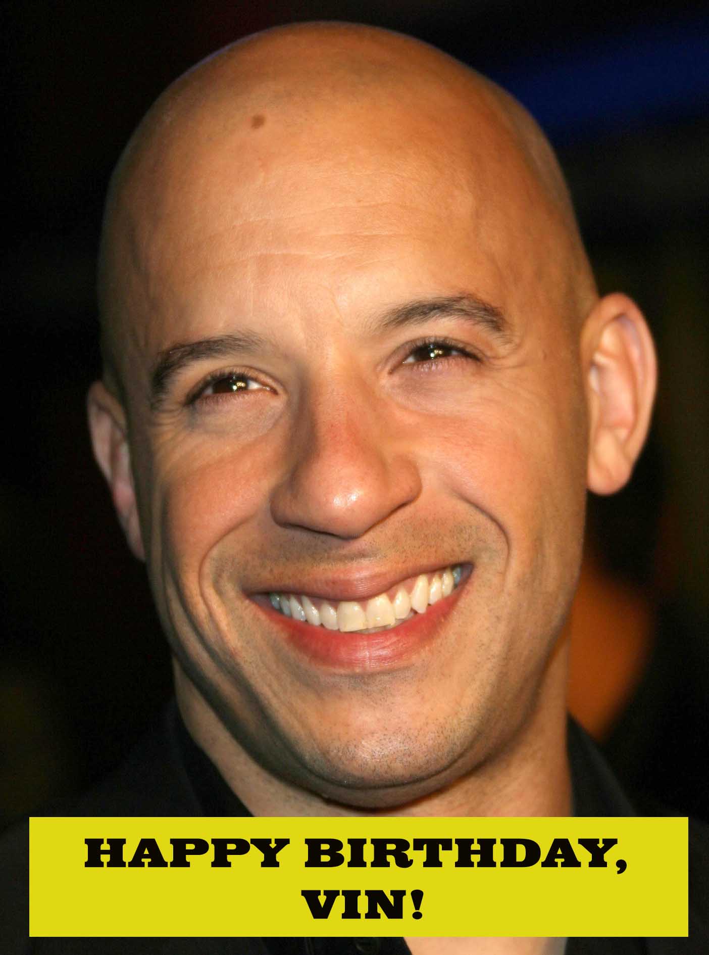 Happy Birthday to Mr. Fast & Furious himself, Vin Diesel! 