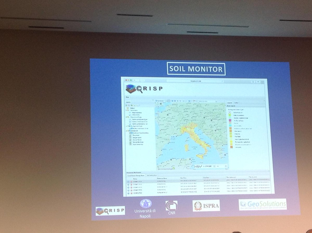 CristinaAntonu's tweet photo. #Soilmonitor uno strumento per l'analisi nazionale del #consumosuolo realizzato da #CNR http://t.co/4dMd77bRYC