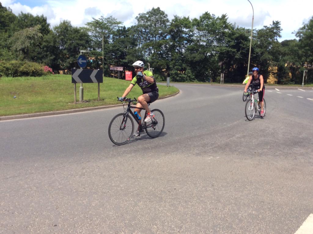 HelpHollie's tweet photo. New riders joining #paris2penybont leave @UnitedWelsh #hollieslittlehelpers @Macthetooth is on the road!!! http://t.co/pmBiP2dEiX