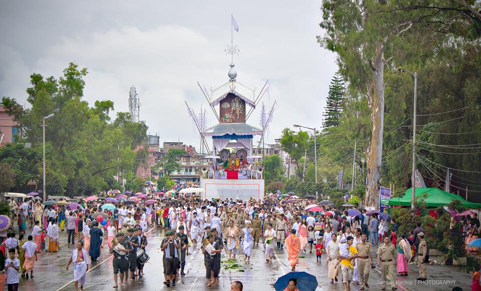 MPC_Manipur's tweet photo. Today the hindu community of Manipur celebrated #RathYatra Photo by Samuel Haokip #Manipur #Travel #IncredibleIndia http://t.co/K0TyQRnHCh
