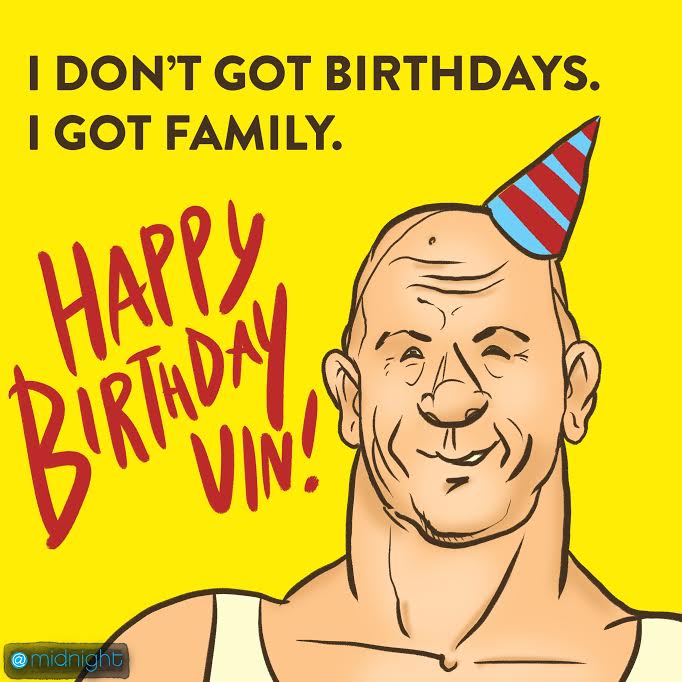 Happy Vin Diesel\s birthday, everyone! 