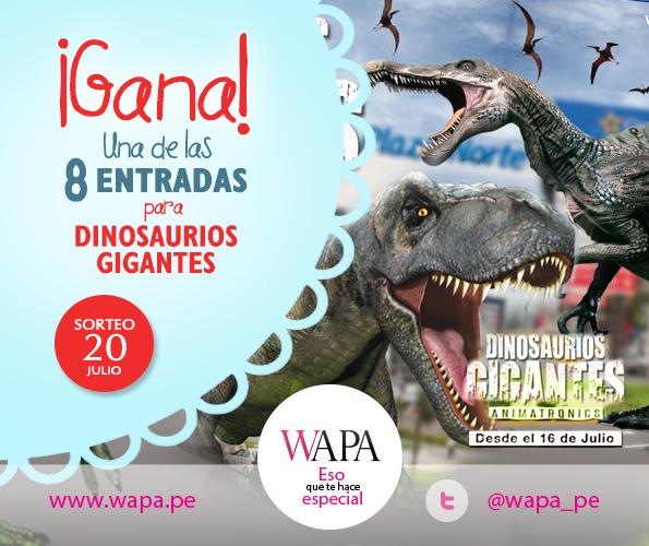 revistawapa's tweet photo. #Sortep RT a este post y podrás ganar entradas para DINOSAURIOS GIGANTES -->> http://t.co/jmAFXKvPyK http://t.co/Boknc61FoB