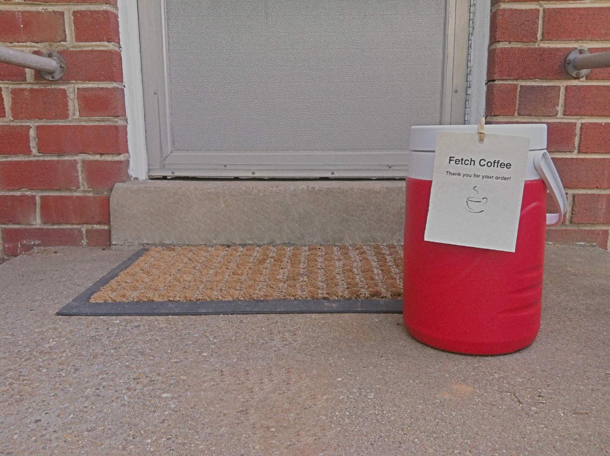 FetchCoffee's tweet image. Wake up to a Starbucks latte on your doorstep. Schedule a delivery for tomorrow morning. fetchcoffee.com