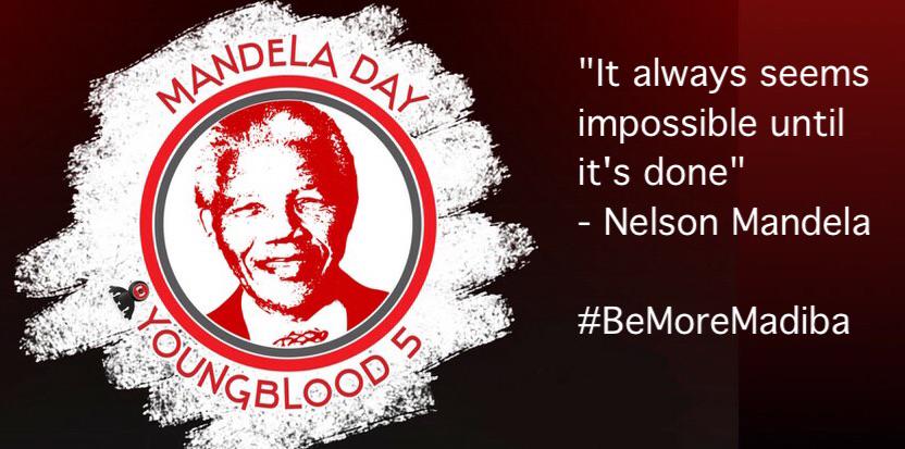 Happy Mandela Day

#BeMoreMadiba