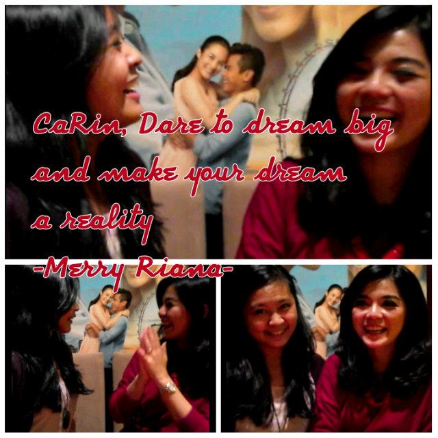 Carinwinn's tweet photo. Thank you miss @MerryRiana for this moment :) You touched my heart •• I will fight till the End n NEVER GIVE UP ! http://t.co/k7zHQyta7X