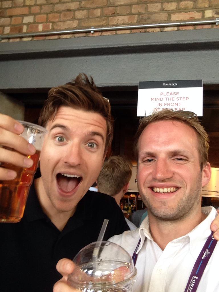 Brooksyboy10's tweet photo. @gregjames says we are going to win by 4 runs! #legend http://t.co/CG41BUEL2N