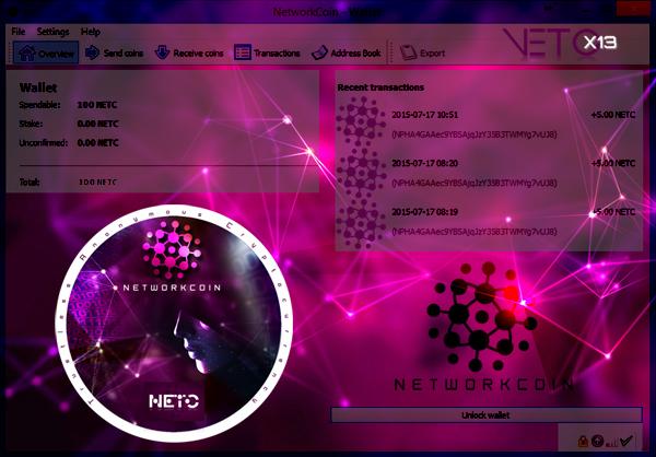 Network_Coin's tweet image. Still working on new look wallet @Network_Coin