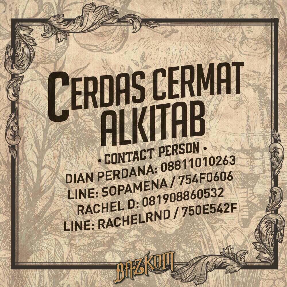 SRP_68's tweet photo. BAZKOM WONDERLAND 2015
Regist: until August 22nd
CERDAS CERMAT ALKITAB COMPETITION
Fee : 250k + WO : 50k
@BAZKOM2015 http://t.co/pOAJA2NZrP