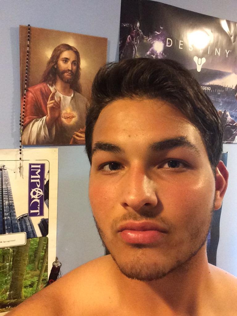 TimBarber_'s tweet photo. Selfie with the most high #geebus http://t.co/T5cpUD2vmp