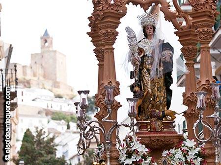 #Procesión #SantaEufemia sábado 12 septiembre en #Antequera pasará muralla por Carmen, Río y terminará por Duranes