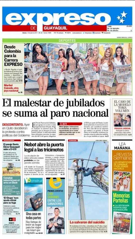 despidouniverso's tweet photo. Donde estan los periodistas de guayaquil que no tienen la foto del pana que se quizo lanzar del poste y xq expreso si http://t.co/D9ybBPd8mx