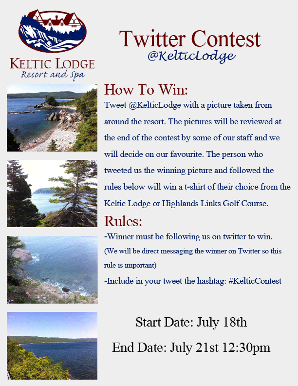 KelticResort's tweet photo. We are hosting a contest to see who can take the best picture from scenery around the resort! #KelticContest http://t.co/x0sH0Ehb6F
