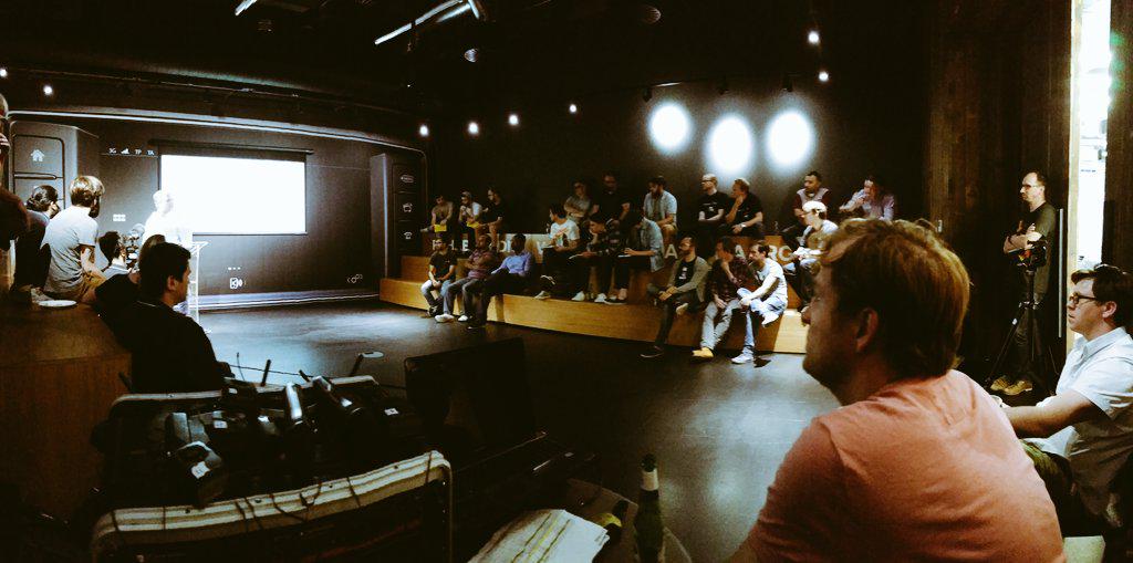 williamotooleuk's tweet image. MusicHackFest: RT SamMoqbel: yellif inspiration session, mentoring teams on how to win the #jlrdevchallenge #hacka…