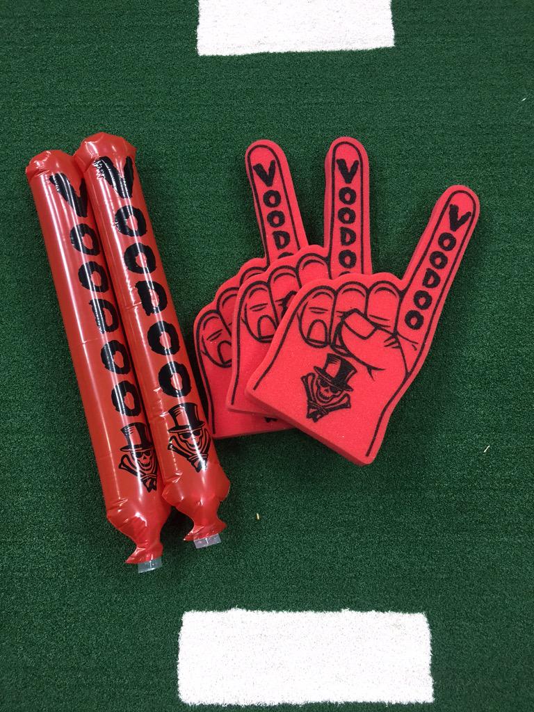 AFLVooDoo's tweet photo. Just some of the items that will be given away at tonight's game, courtesy of Monogram Express. http://t.co/3N2GErzp5E