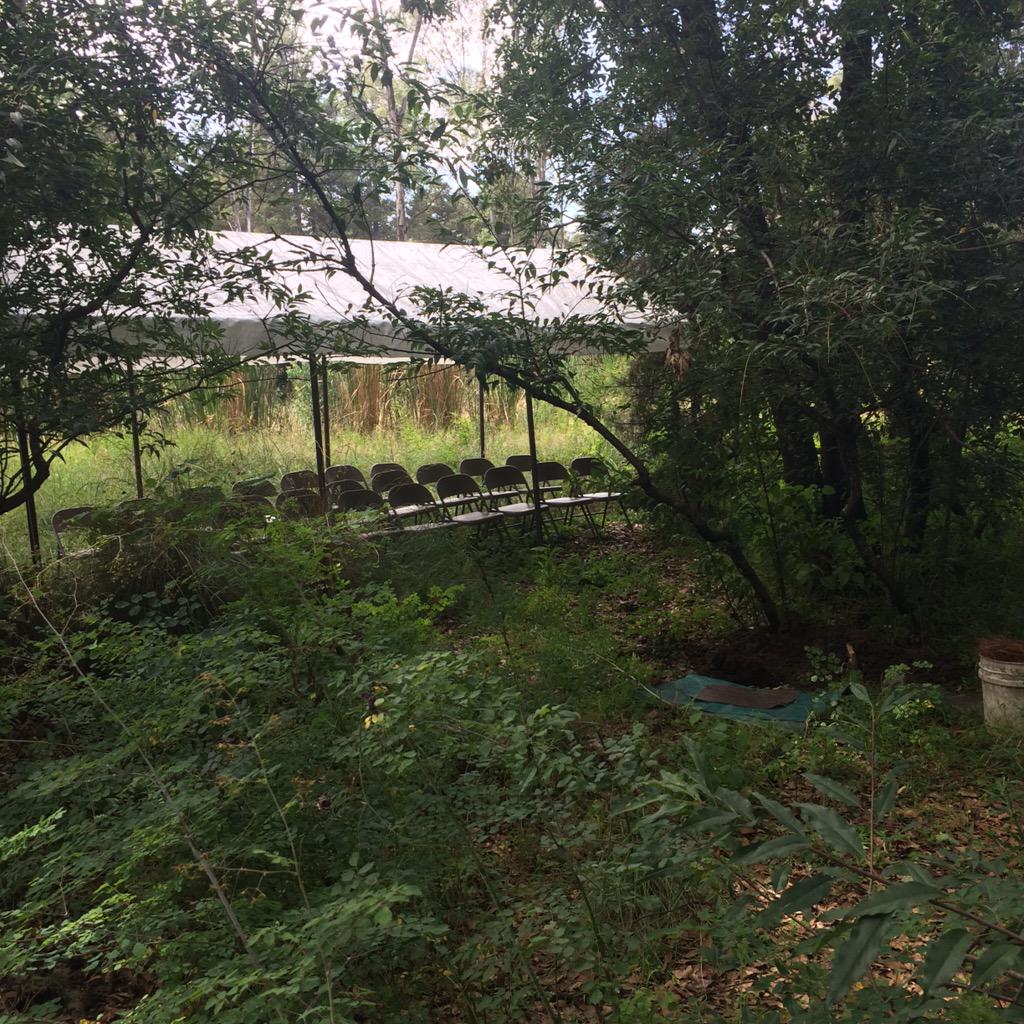 Todo listo para una emotiva despedida en el bosque. #bosque #eterno #parque #funerario #ecológico #puebla #mexico