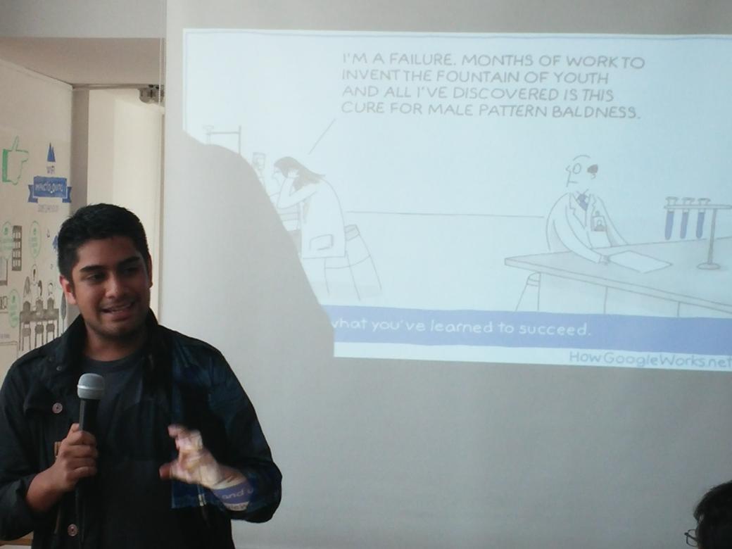 ronaldcreate's tweet photo. Andrés Hernández nos habla sobre técnicas para startups desde su exper. en Google #GoogleDeveloperSummit #Quito http://t.co/Mk3HKuZ9v5