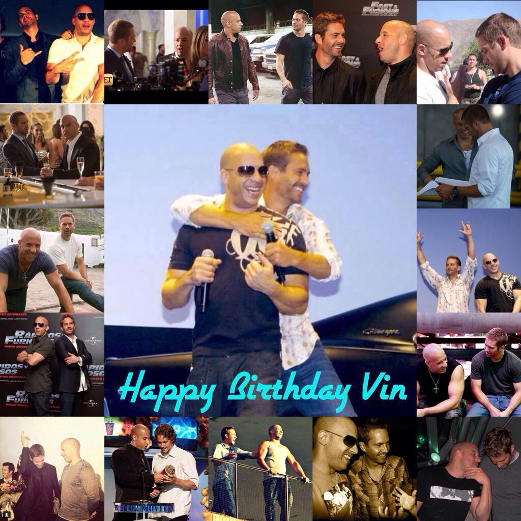 Happy Birthday to The Amazing Awesome Vin Diesel I Hope you have an Amazing Day   