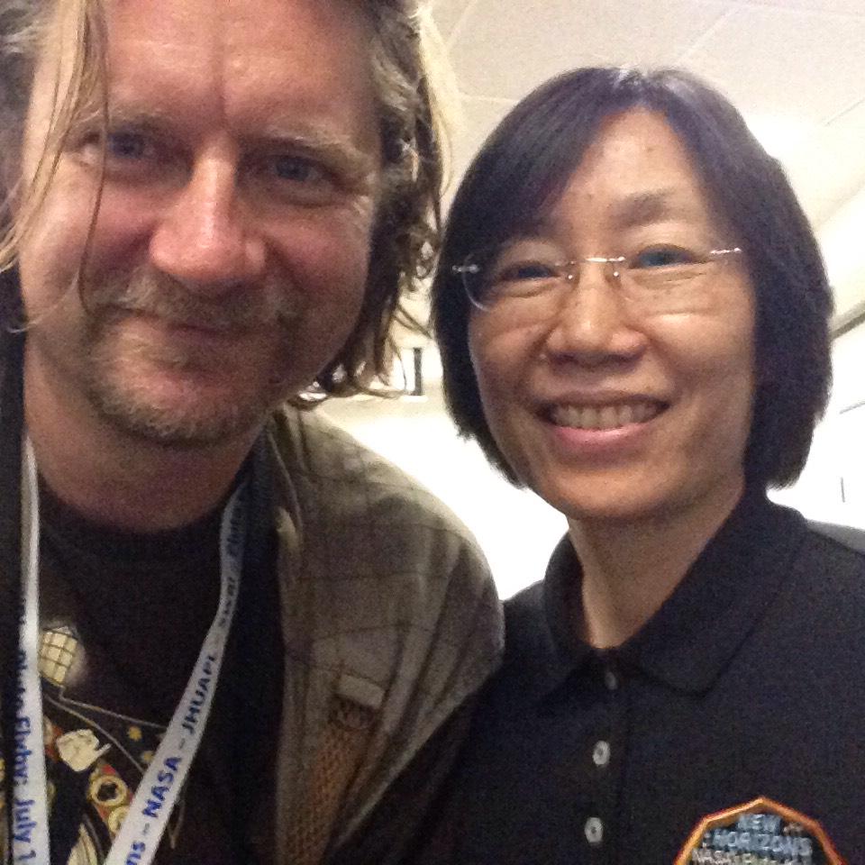 kylecassidy's tweet image. This is Yan Ping, the trajectory designer, she flew this freaking space ship to Pluto.