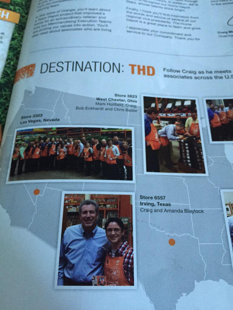 Amanda and Craig in the new Orange Magazine! #verycool