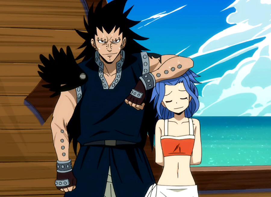 Gajeel and Levy (Fairy Tail). 