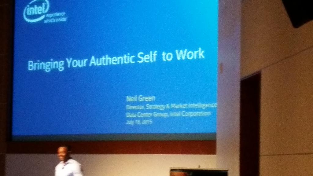 LucyMHernandez's tweet photo. #ipdcs_sc Neil Green, Dir at Intel bringing his authentic self to our workshop http://t.co/kgY82OL3uk