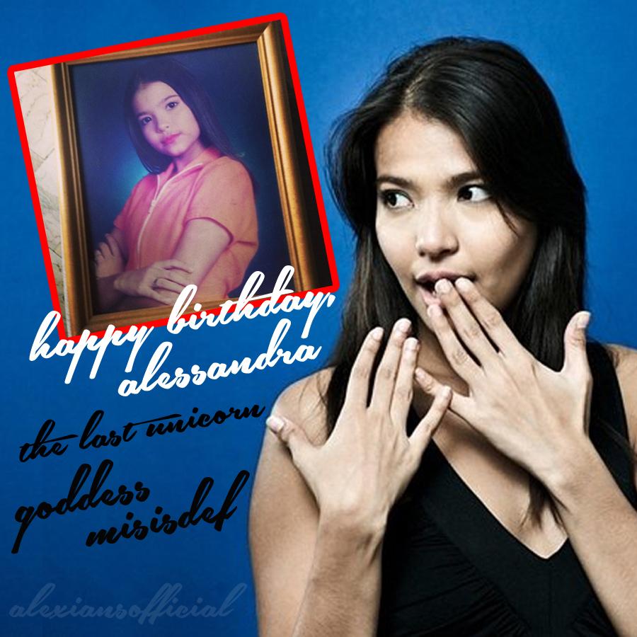 Happy birthday, Alessandra de Rossi!   