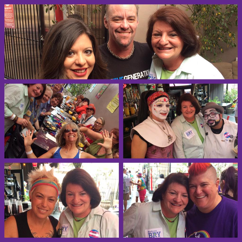 Fabulous turnout at <a href="/VictoryFund/">@lgbtqvictoryfund on bluesky</a> Women's Pride Brunch! We WILL elect #LGBT candidates! Happy Pride!