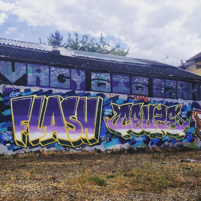 shefla's tweet photo. http://t.co/HUqOi7XW3P Petite turpein sous la pluie... #flash #graffiti #shefla #couze #purple #lyon #croixrousse… http://t.co/lNNIjDd7uY