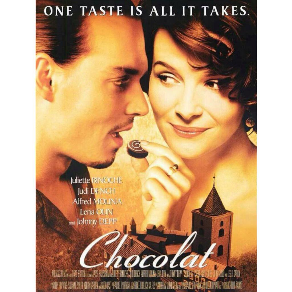 SweetCommission's tweet photo. Chocolat one of my absolute favourites #JohnnyDepp #chocolate #film #cacao #food #movie http://t.co/gssE9ddvmS