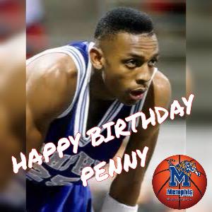 The man, the myth, the LEGEND... Happy Birthday to a Memphis Tiger Great, Penny Hardaway! 