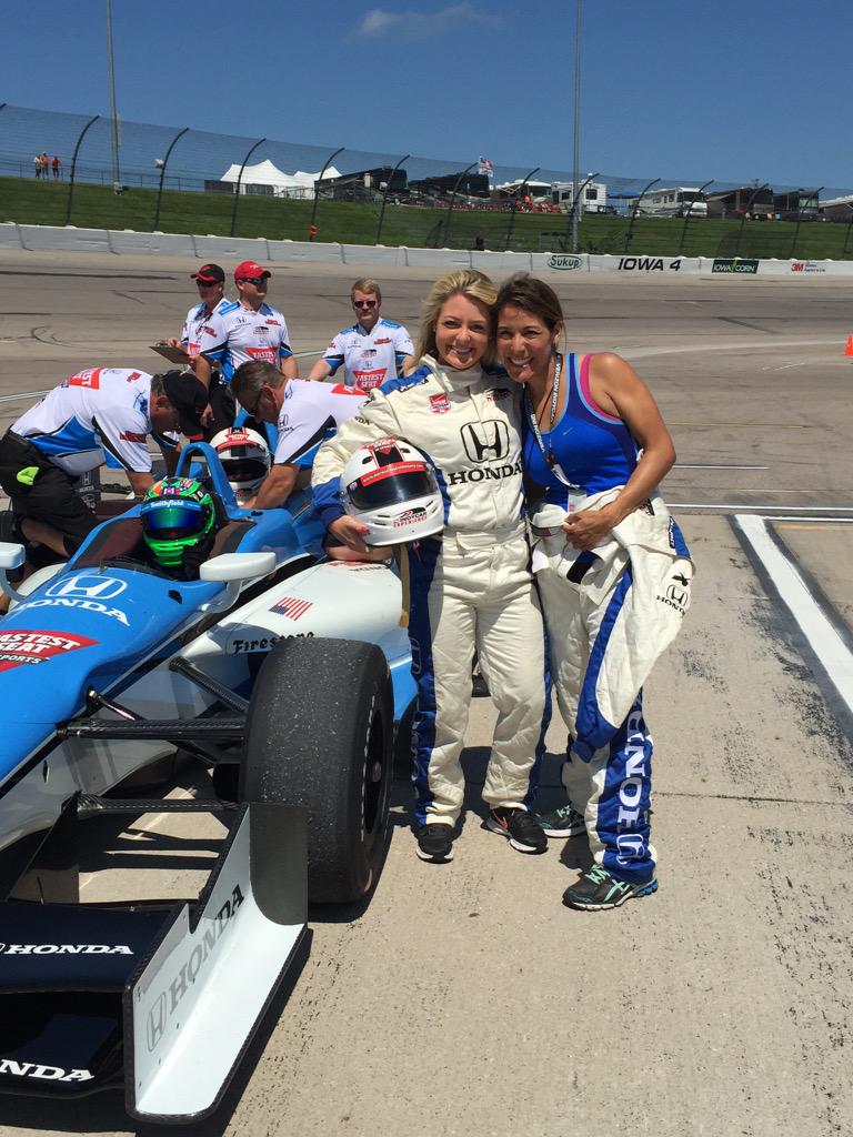 katie_kiel's tweet photo. WOW!Thank you so much @IRE2seater  @HondaRacing_HPD &amp; @ConorDaly22!That was the best adrenaline rush EVER!#SpeedDemon http://t.co/4ZcQKsvoHd