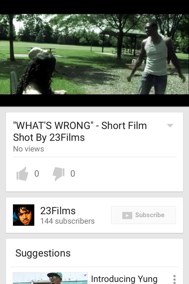 1Deez_2Real's tweet photo. Go watch my first short film directed by me and the guys #23Films http://t.co/Oa5kMVuoUv