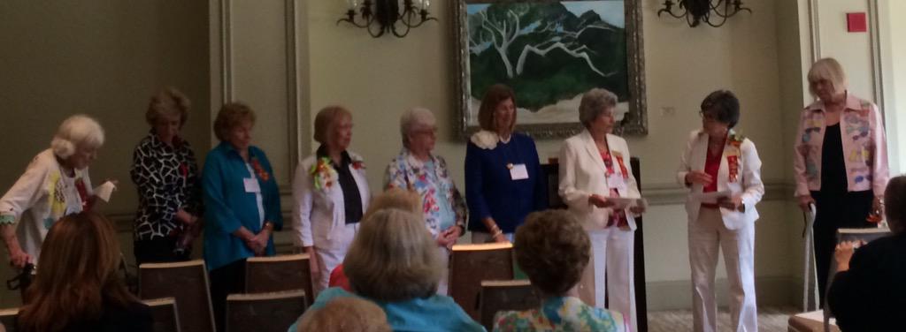 leann_pollard's tweet photo. @DKG_SI Nine former Mu State FL presidents are present and active at #SERC2015 http://t.co/uObhZzboFn