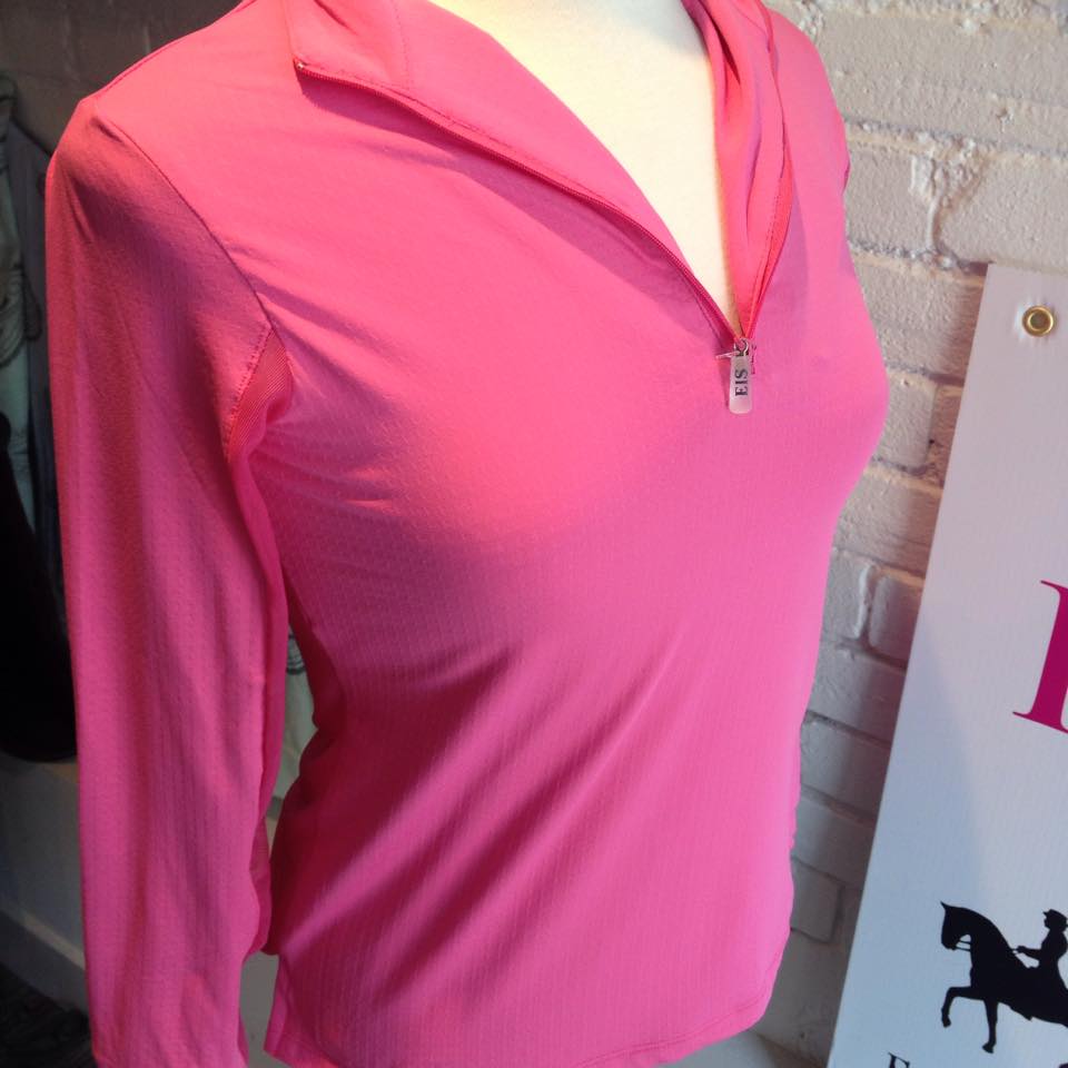 Keep cool on this hot day in the EIS Icefil zip-up shirt with mesh vented sleeves and UPF 50 ($99)!