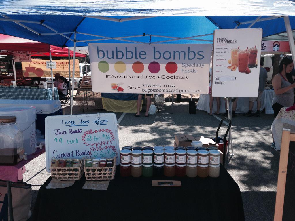 Bubble_Bombs's tweet photo. Such a beautiful day! Find us @BurnabyArtisan and treat yourself with these juicy bombs! http://t.co/neRozlJ39J