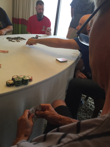 basehitgame's tweet image. Clone takes down Joke to win the TCL Poker Tourney. @JasonHavey wins beard brawl.. #TCLinLV #WheresTheBelt #7Left