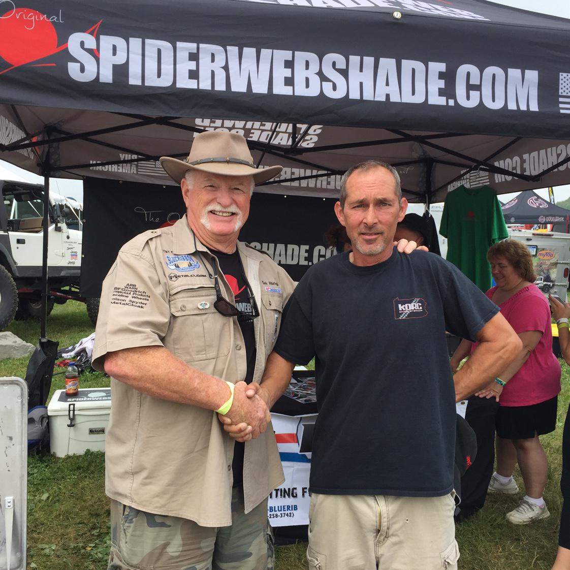 Keystoneoffroad's tweet photo. I caught up to Mr. Del Albright at #spiderwebshades booth at the #bjhf in June. #jeeplife #jeepfamily #jeepmafia #... http://t.co/QhhJyCTbmH