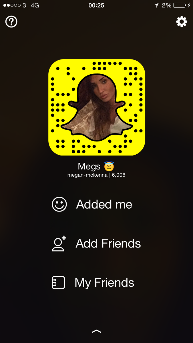 Add my snapchat: Megan-mckenna.