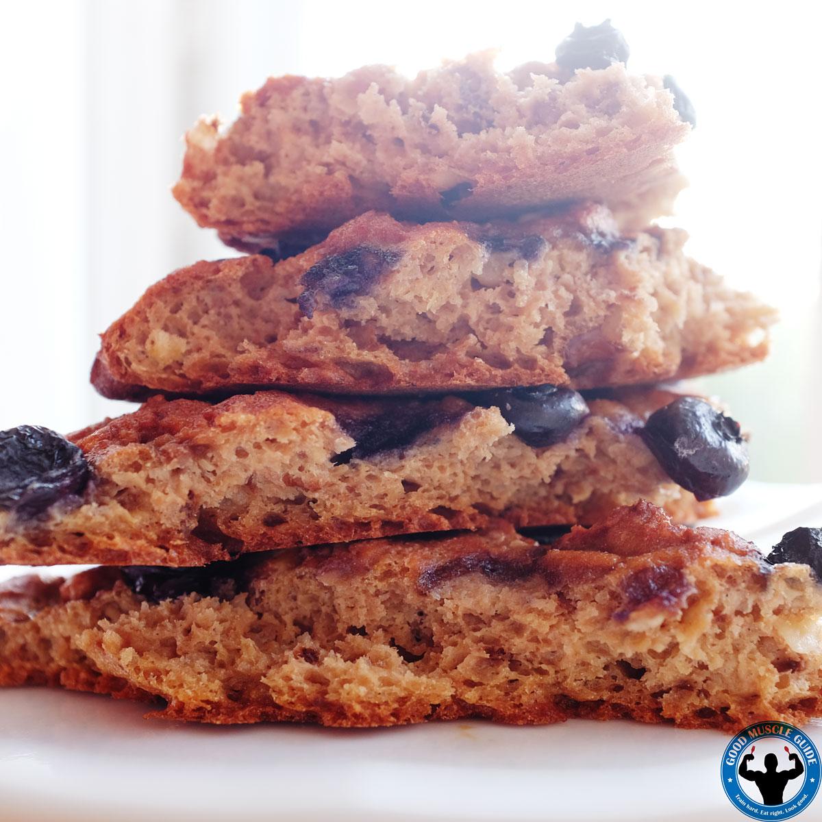 GoodMuscleGuide's tweet image. Protein bread reloaded: 520 calories / 41g protein / 25g fat / 32g carbs. Recipe here: goo.gl/tX8wTp