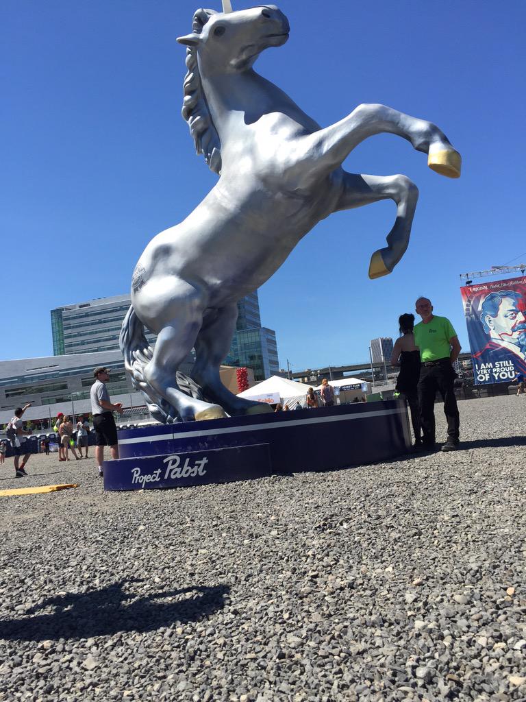 The epic unicorn! #Pbr #projectpabst #satx #dtsa #SanAntonio