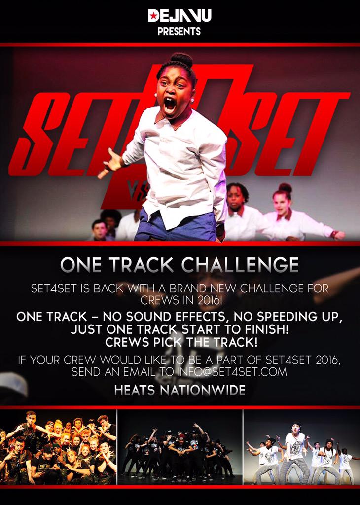 Set4SetDance's tweet photo. new challenge One track - no sound effects, no speeding up just one track start to finish! Crews pick the track #RT http://t.co/lrWjyxsMkh