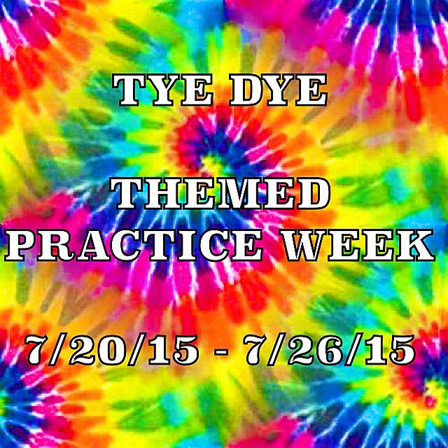 EAAcheer's tweet photo. THEMED PRACTICE THIS WEEK ✨💪💛 TYE DYE http://t.co/3R95PDpjHj