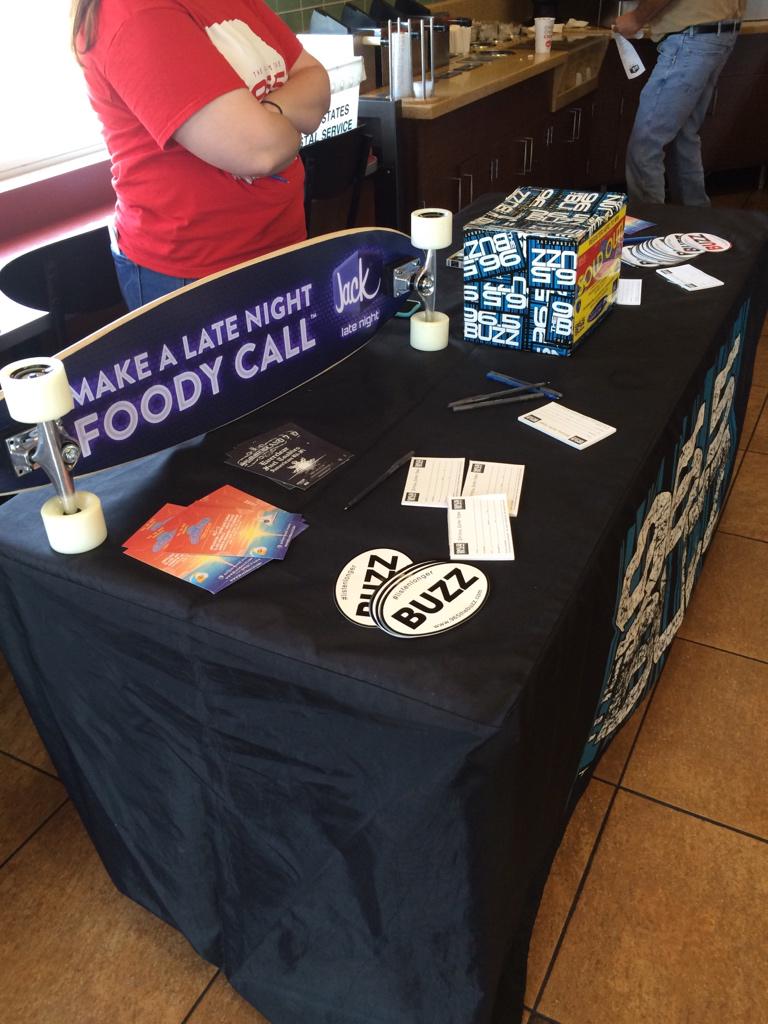 FrazierRyan's tweet photo. If you are out &amp; about come register to win Beach Ball tickets at Jack in the Box in Merriam, &amp; this: @965TheBuzz http://t.co/ZEqiU15vRl