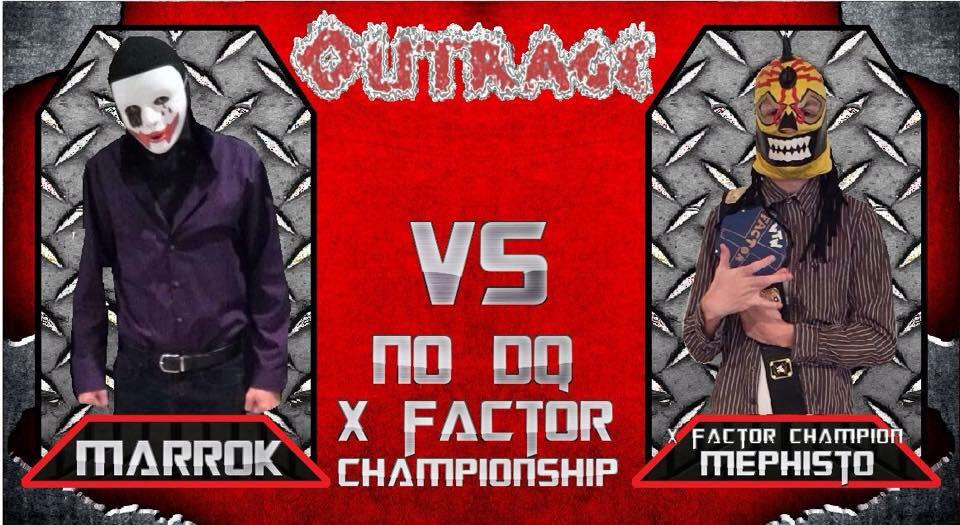 VTWWrestling's tweet photo. #VTWOutrage has been filmed! The opening segment/Marrok vs. Mephisto for the X-Factor title will be up tomorrow! http://t.co/TOCQx0r5KP