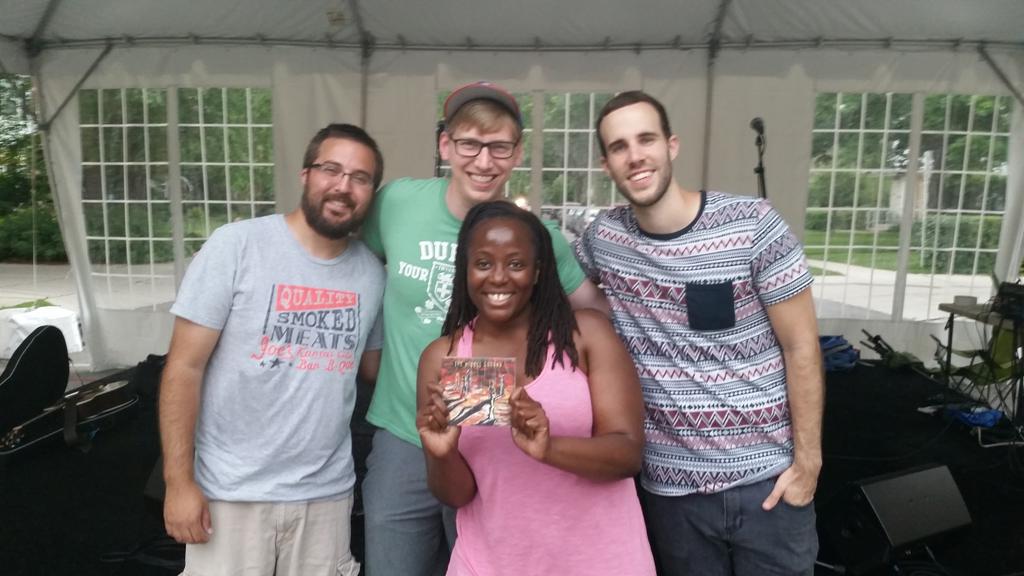 HannahTSpenc's tweet photo. Rocking out with @MiddleGroundMKE #WhitefishBayBlockParty You guys sound GREAT! See you at Brady St. Festival! http://t.co/eypOsYVYYB