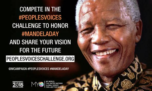 “There is no passion to be found playing small” Join #PeoplesVoices challenge 4 #MandelaDay! on.undp.org/PIyb1