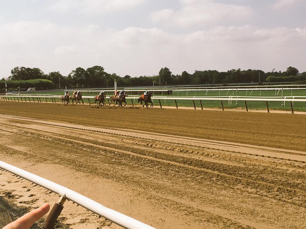cpizzlin's tweet photo. #Belmont #TopOfTheStretch #TrifectaBox http://t.co/Qh1zoZQXgN