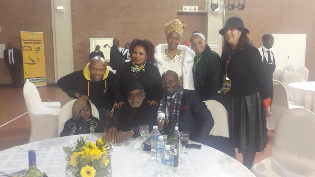 LoyisoJantjies's tweet photo. @ANCDenisG with #ToivoyaToivo attending the gala dinner #BeMoreMadiba. Cde @KrilaGP en our 2MCs #Abranchatwork http://t.co/eo8vT0opdF