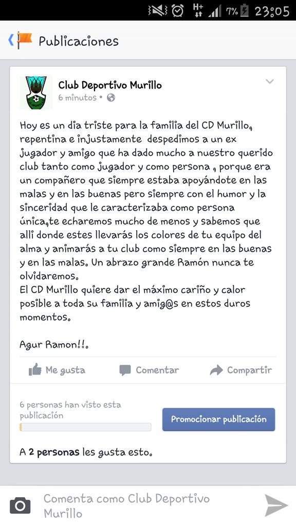 Gracias Ramon por todo lo que has querido a este club y lo que has sigmificado en el. Nunca te olvidaremos. D.E.P.