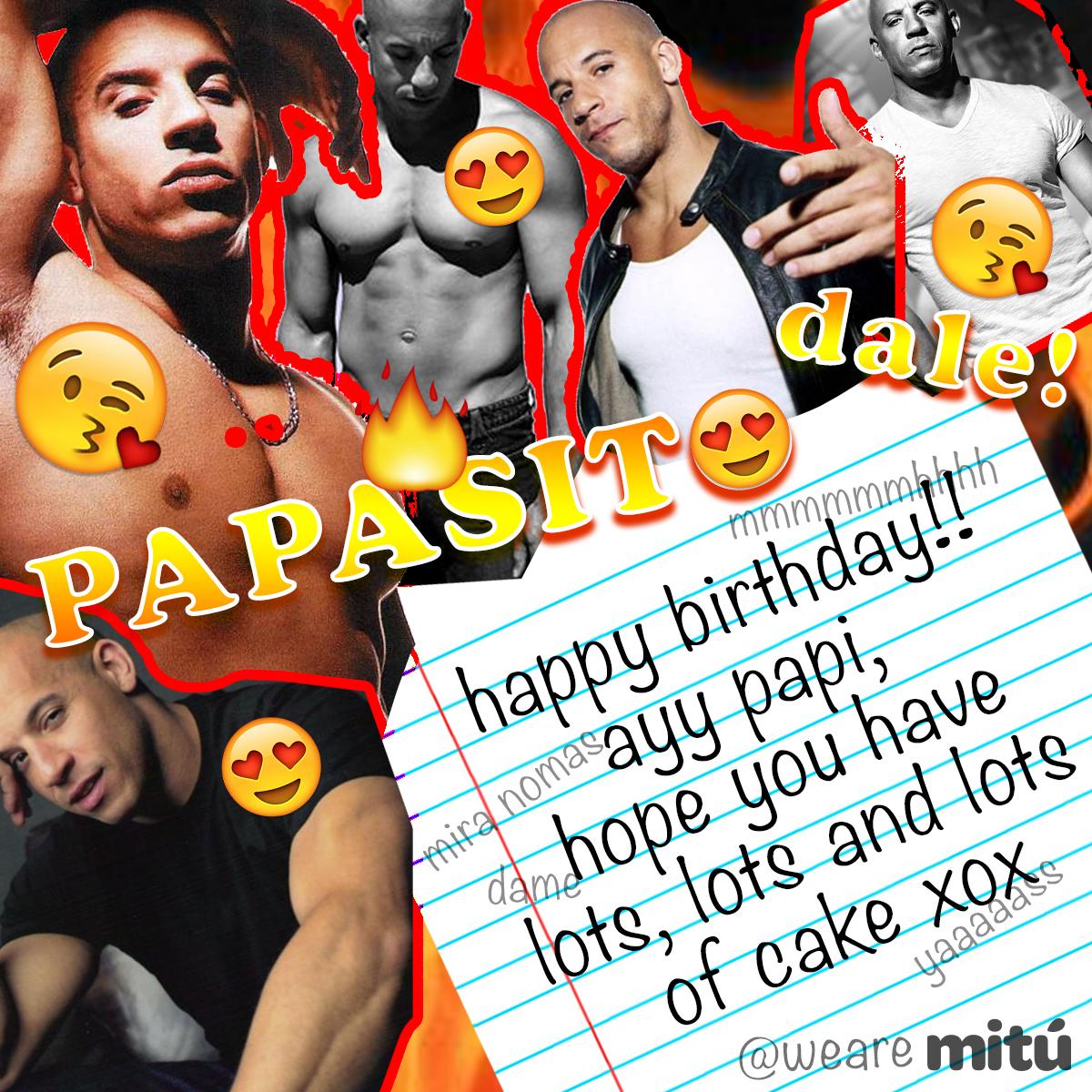 Happy Birthday Vin Diesel  